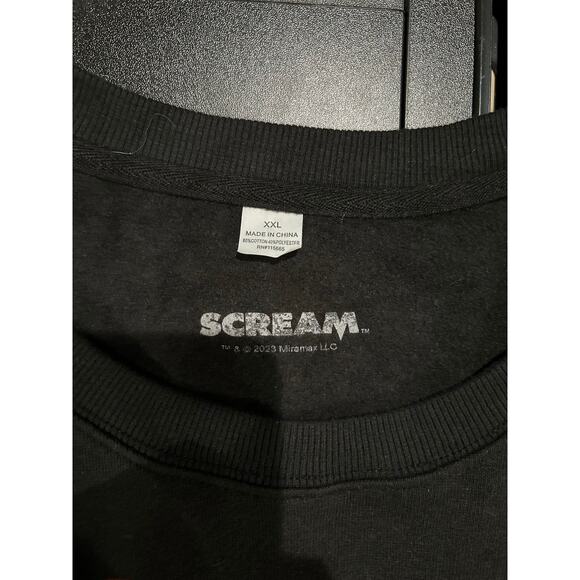 SCREAM - New Black Graphic Sweatshirt Size 2XL - Picture 4 of 4